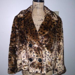 Ann Taylor LOFT faux fur jacket